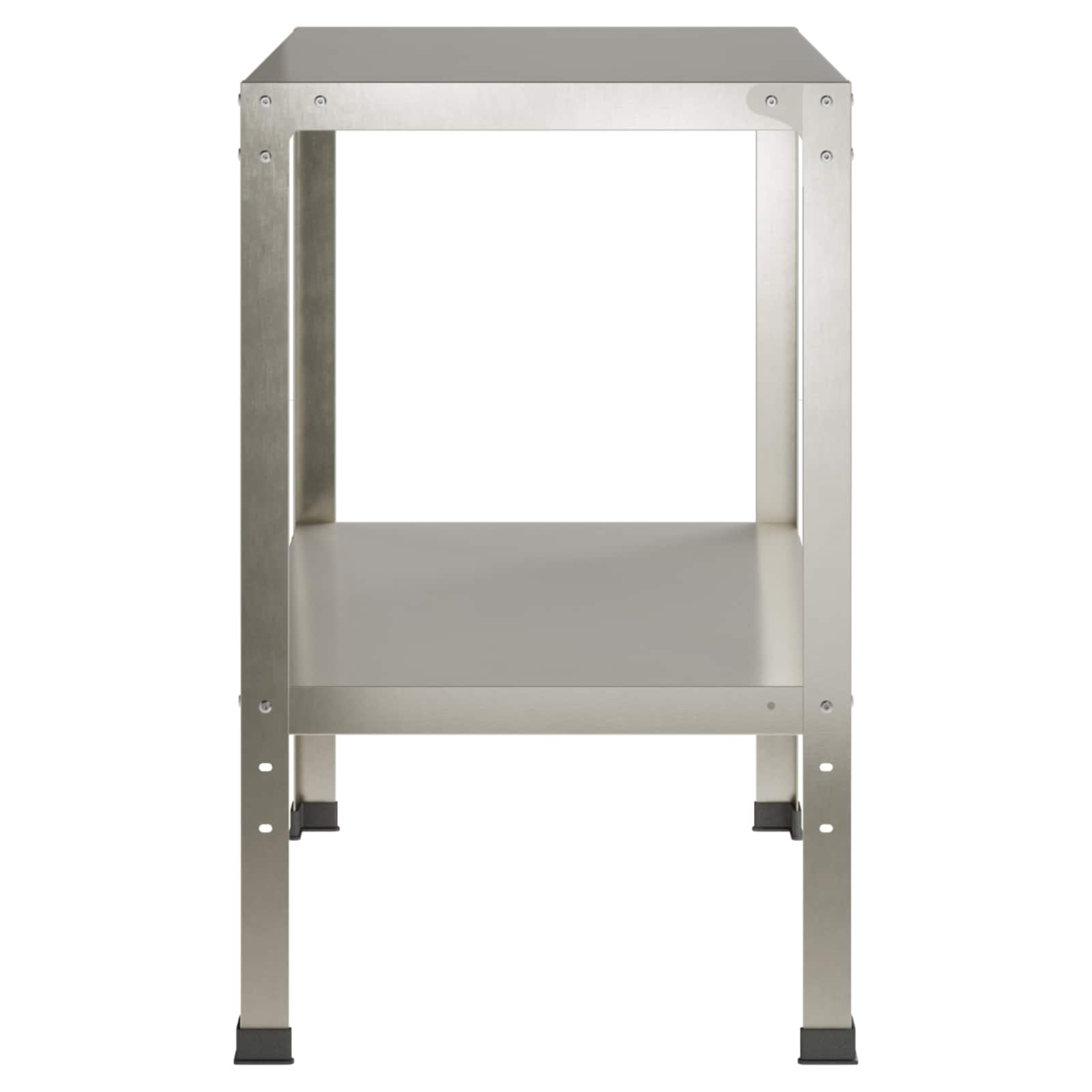 Planttafel 80 x 50 x 80 cm Roestvrij staal zilver image 4