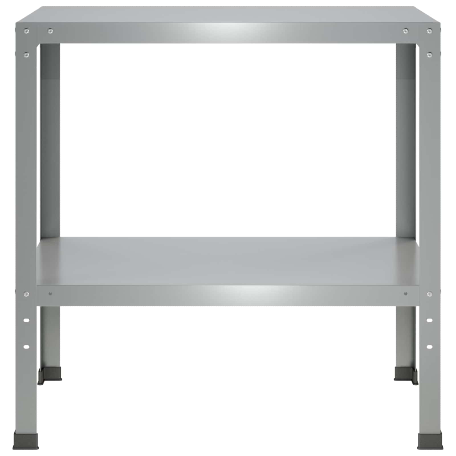 Planttafel 80 x 50 x 80 cm Gegalvaniseerd staal zilver image 3