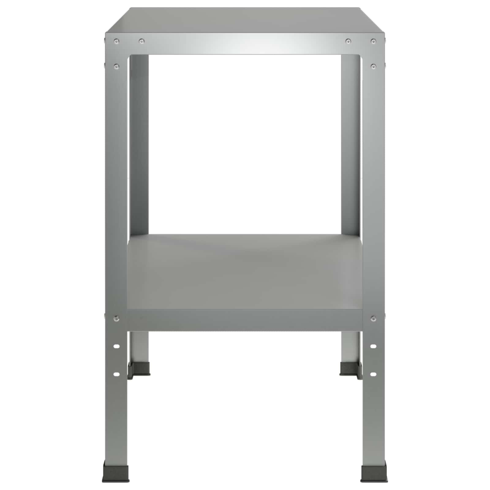 Planttafel 80 x 50 x 80 cm Gegalvaniseerd staal zilver image 4