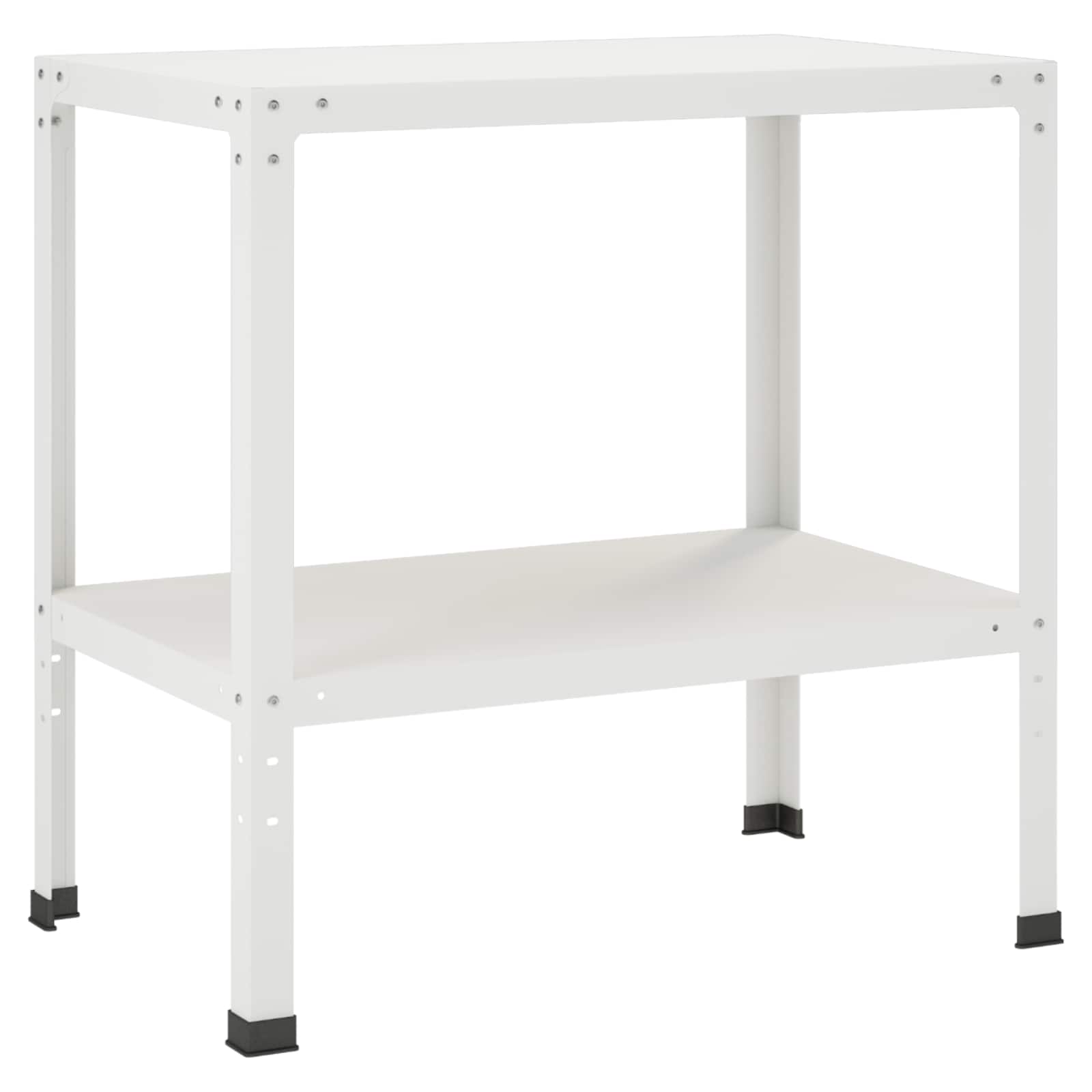Planttafel 60 x 50 x 80 cm Gepoedercoat staal Wit image 2