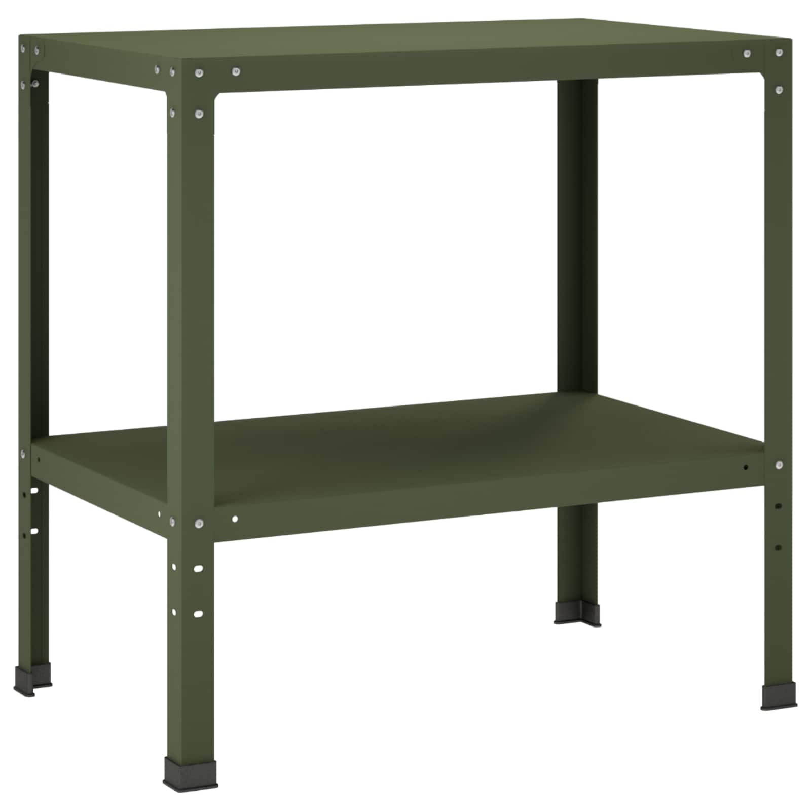 Planttafel 60 x 50 x 80 cm Gepoedercoat staal Olijfgroen image 2