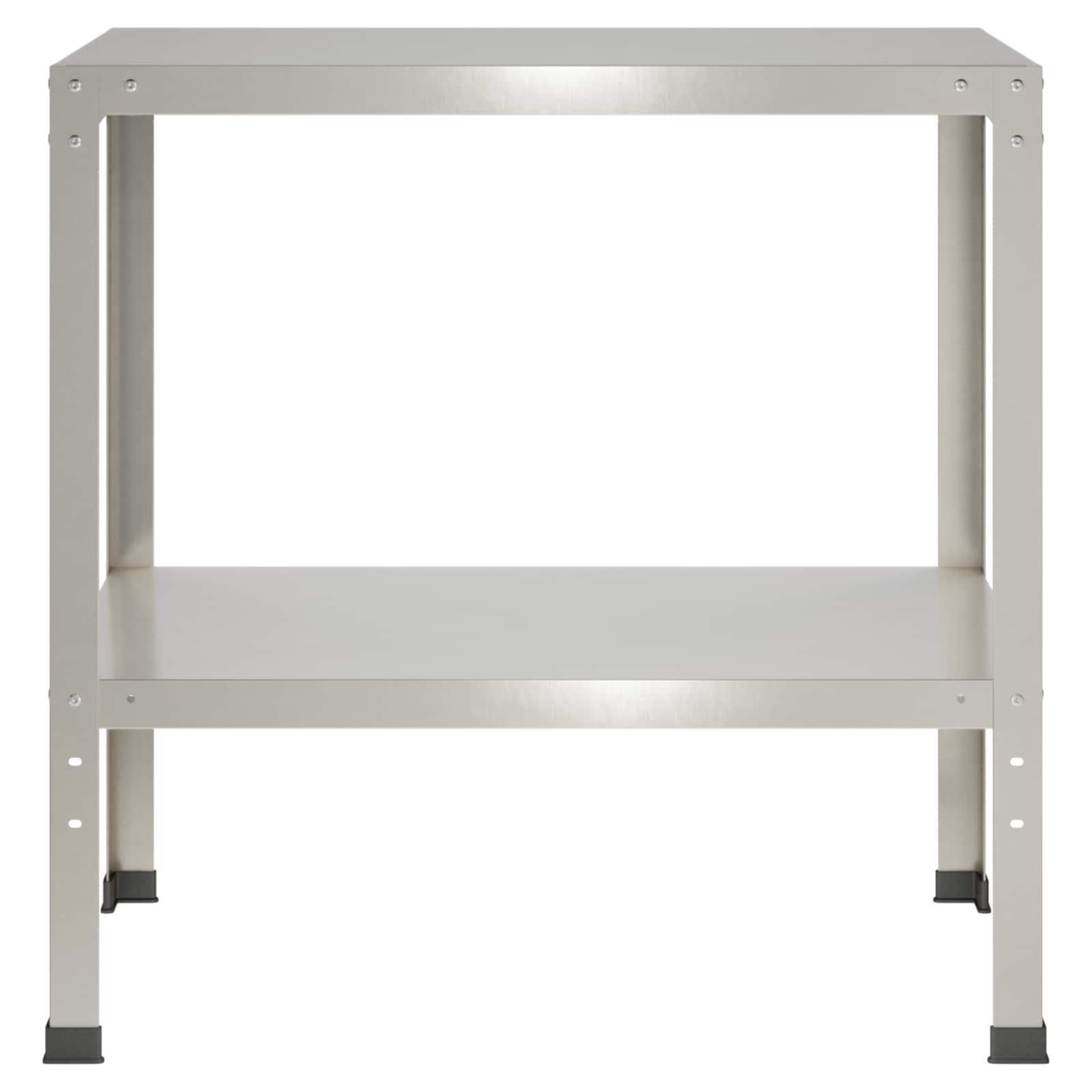 Planttafel 60 x 50 x 80 cm Roestvrij staal zilver image 3