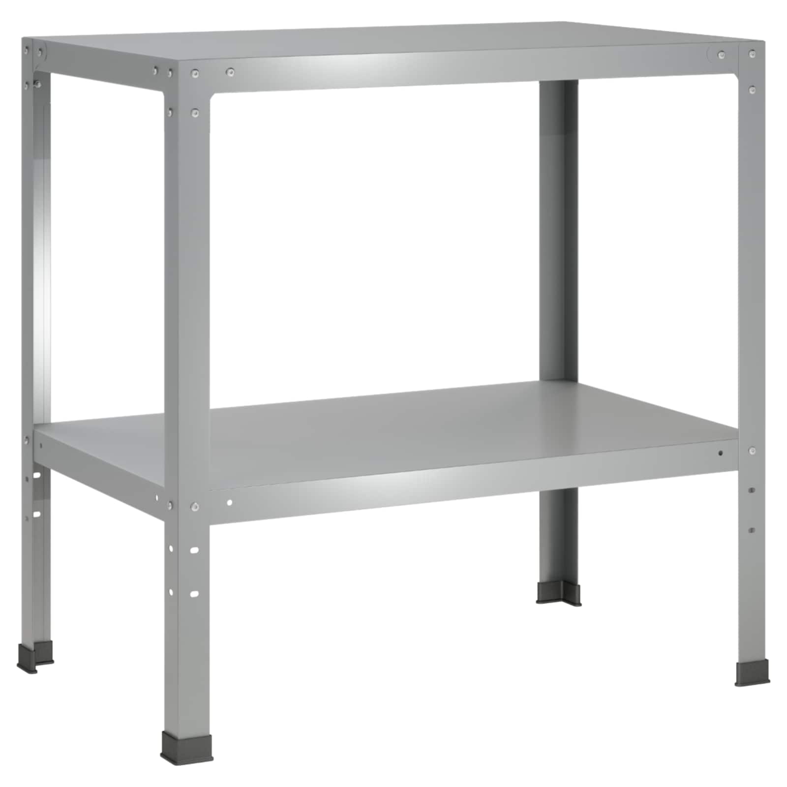 Planttafel 60 x 50 x 80 cm Gegalvaniseerd staal zilver image 2