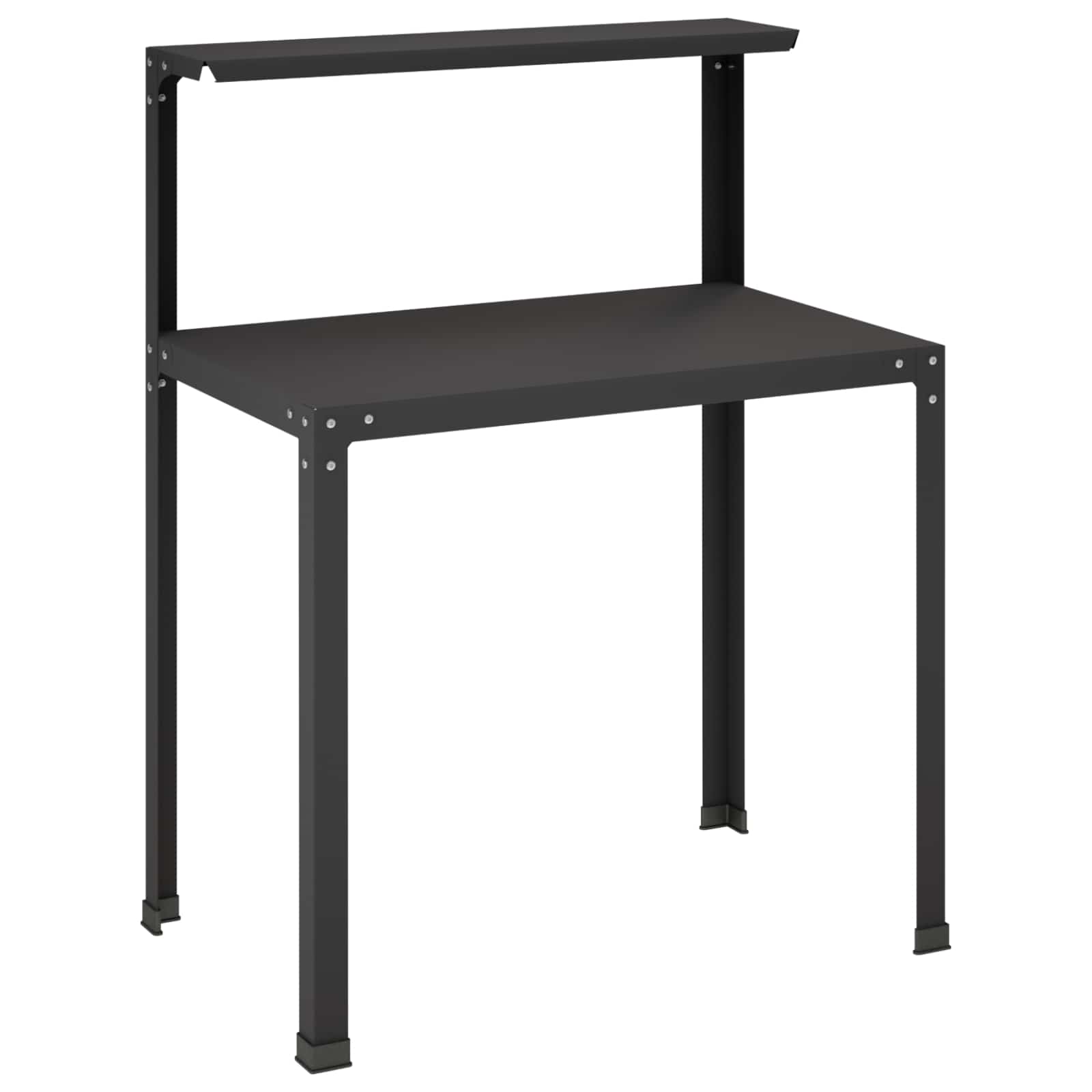 Planttafel 100 x 50 x 104 cm Gepoedercoat staal Zwart image 2