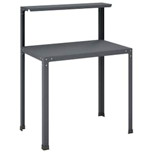 vidaXL Istutuslaud 100 x 50 x 104 cm Pulberv&auml;rvitud teras Antratsiit