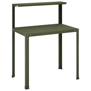 vidaXL Istutuslaud 100 x 50 x 104 cm Pulberv&auml;rvitud teras