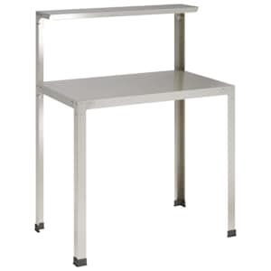vidaXL Istutuslaud 100 x 50 x 104 cm Roostevaba teras H&otilde;bedane