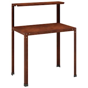 vidaXL Istutuslaud 100 x 50 x 104 cm Ilmastikukindel teras Rooste
