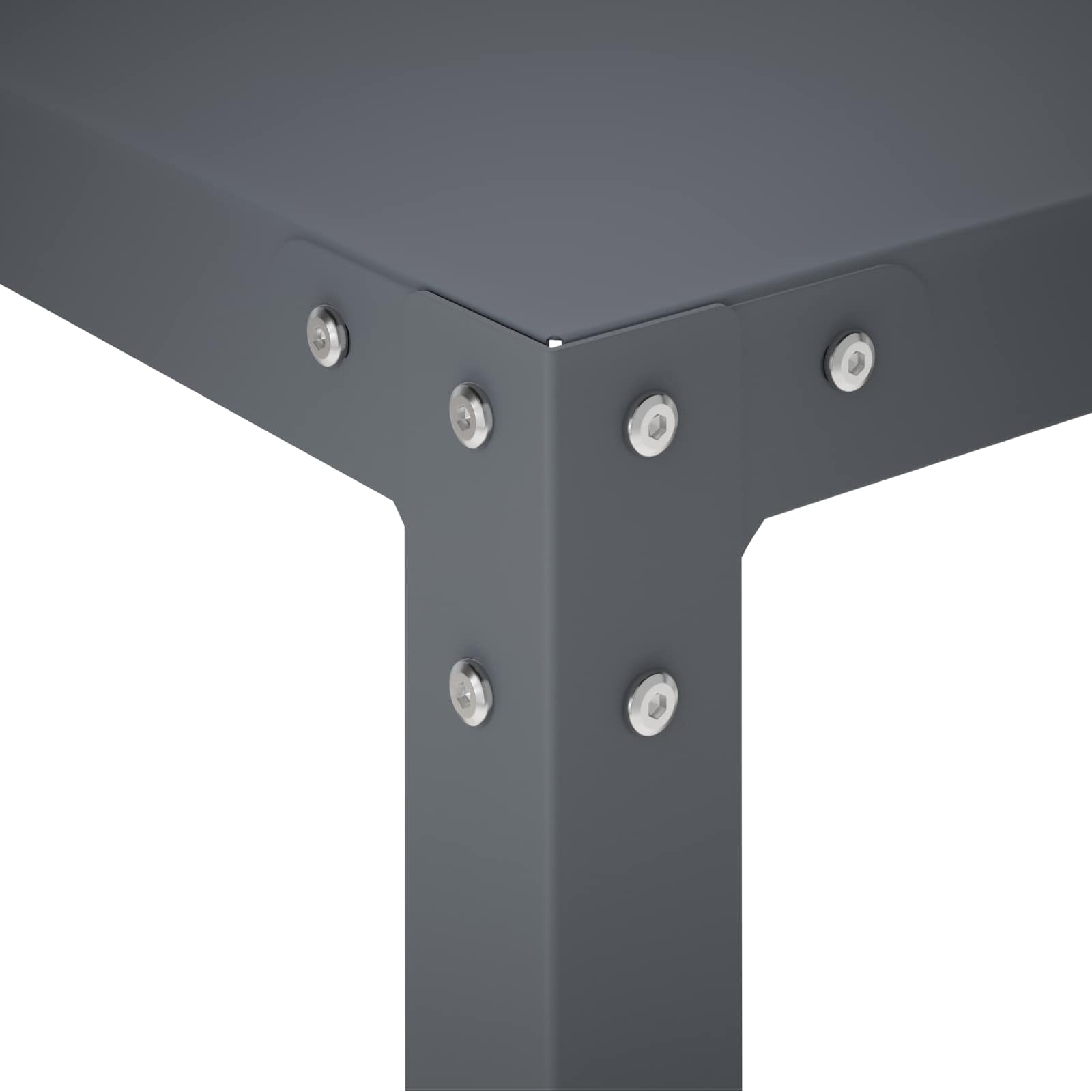 Planttafel 80 x 50 x 104 cm Gepoedercoat staal Antraciet image 6