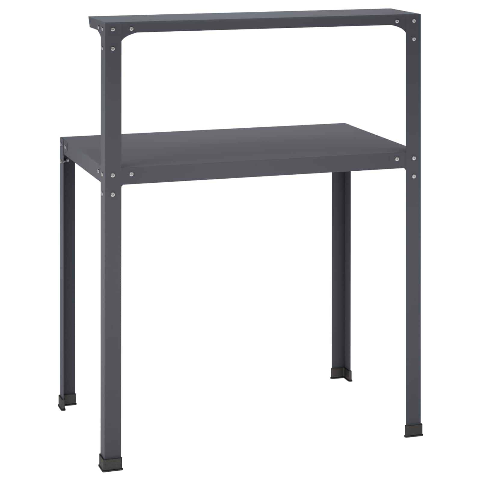 Planttafel 80 x 50 x 104 cm Gepoedercoat staal Antraciet image 5