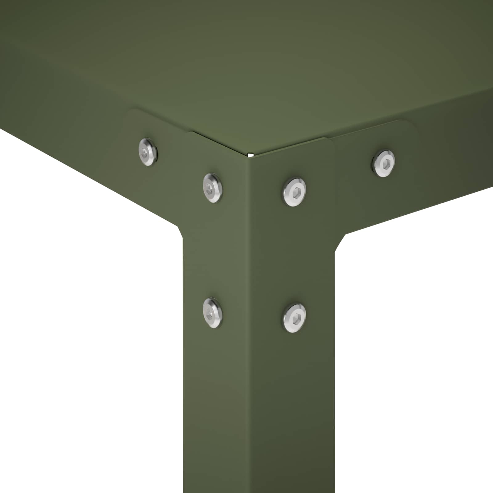 Planttafel 80 x 50 x 104 cm Gepoedercoat staal Olijfgroen image 6