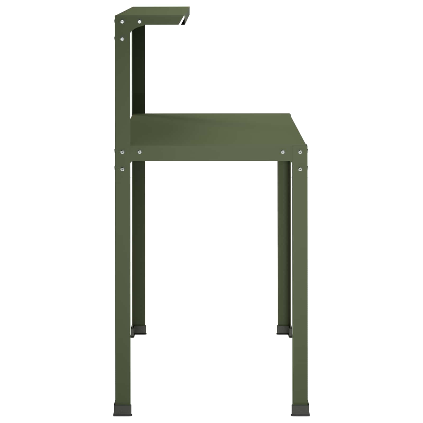 Planttafel 80 x 50 x 104 cm Gepoedercoat staal Olijfgroen image 4