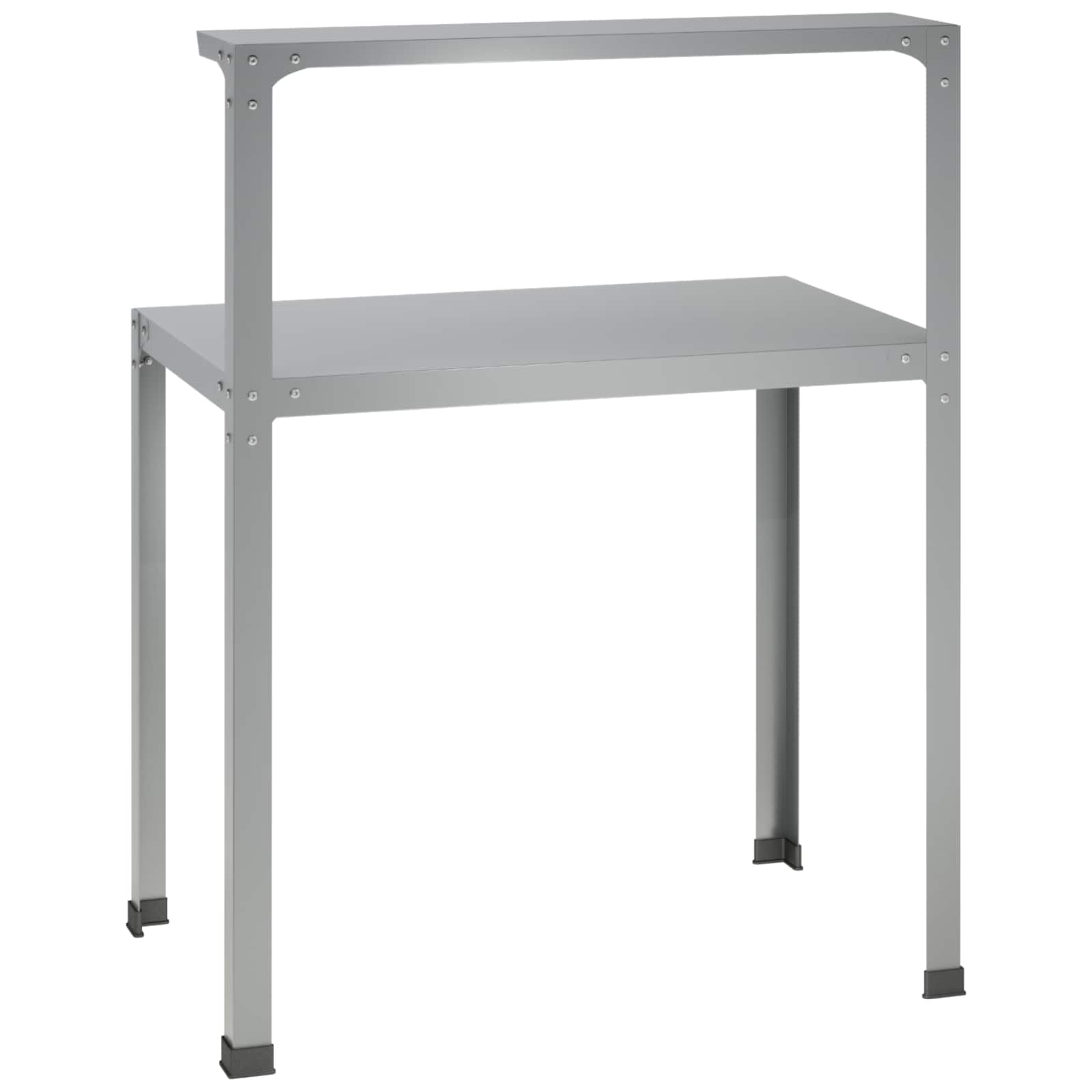 Planttafel 80 x 50 x 104 cm Gegalvaniseerd staal zilver image 5