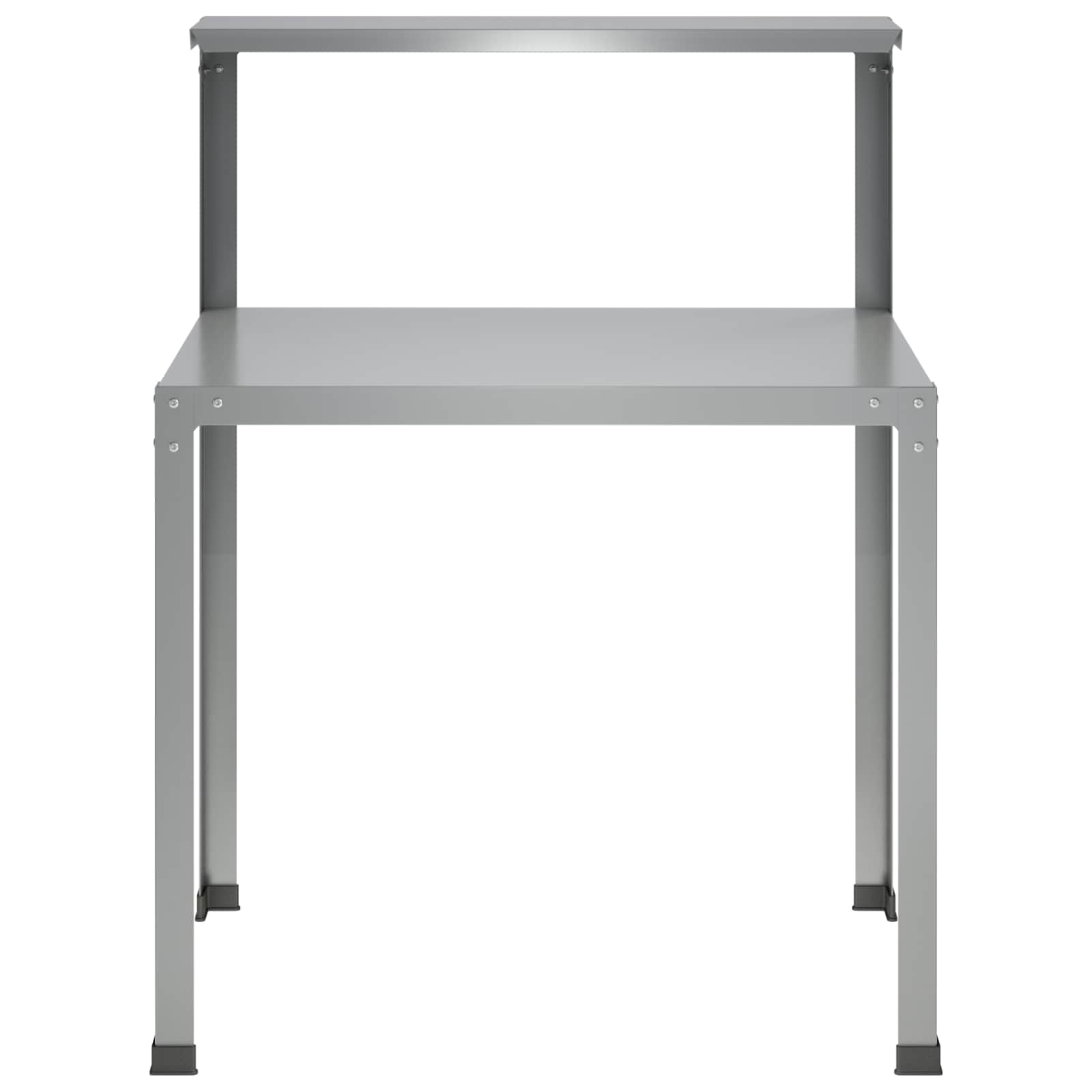 Planttafel 80 x 50 x 104 cm Gegalvaniseerd staal zilver image 3