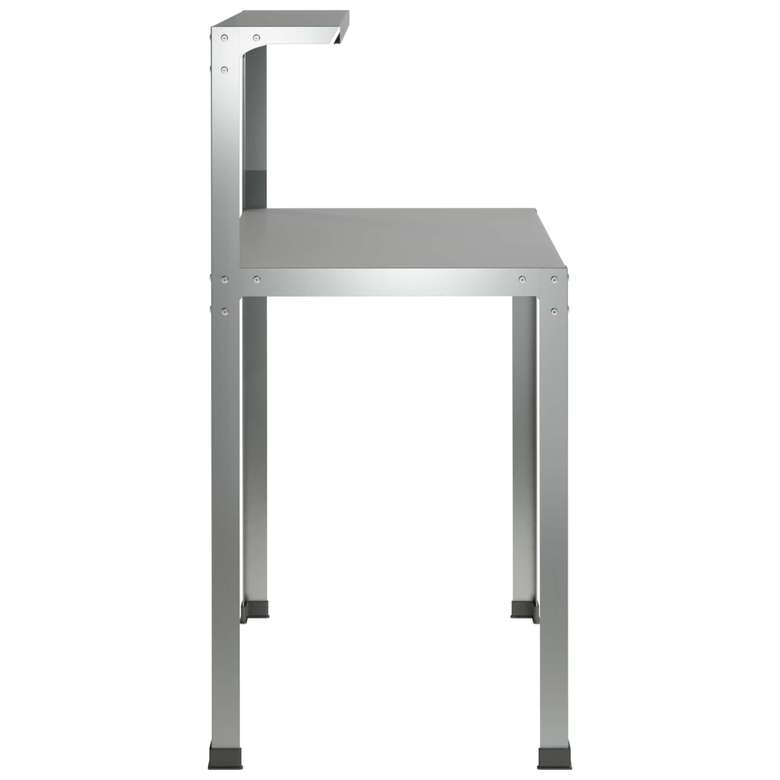 Planttafel 80 x 50 x 104 cm Gegalvaniseerd staal zilver image 4