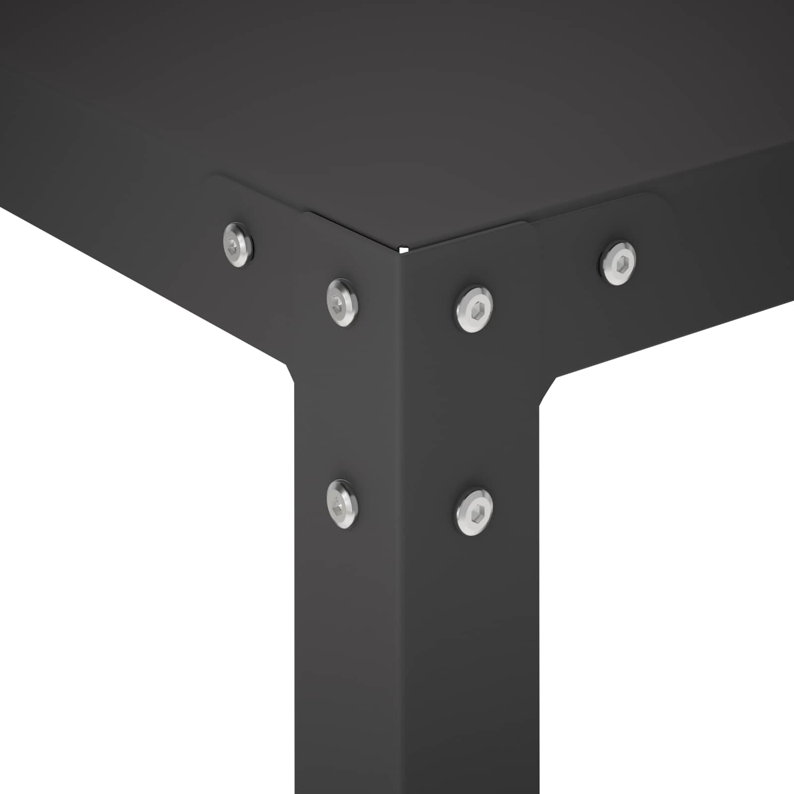 Planttafel 60 x 50 x 104 cm Gepoedercoat staal Zwart image 6