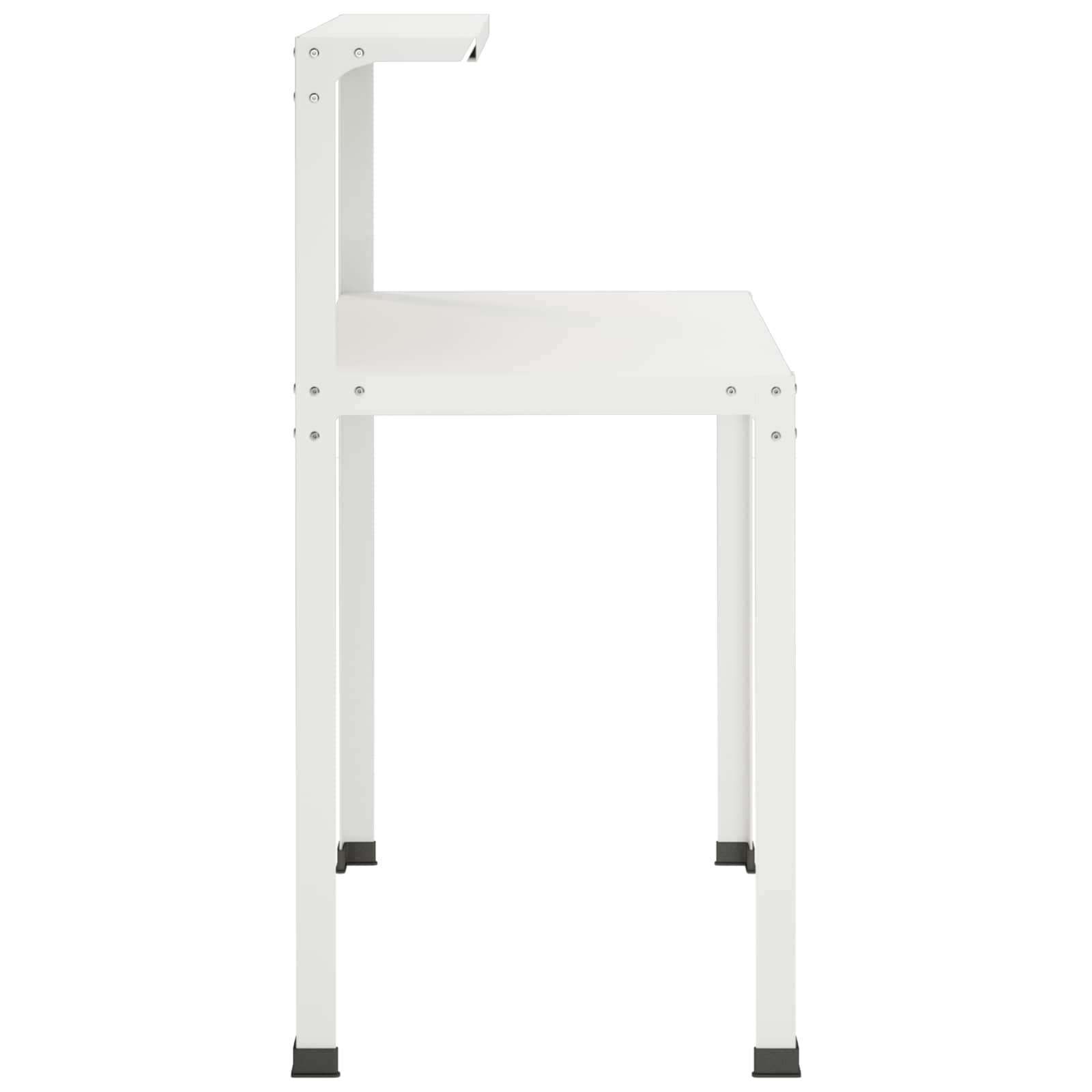 Planttafel 60 x 50 x 104 cm Gepoedercoat staal Wit image 4