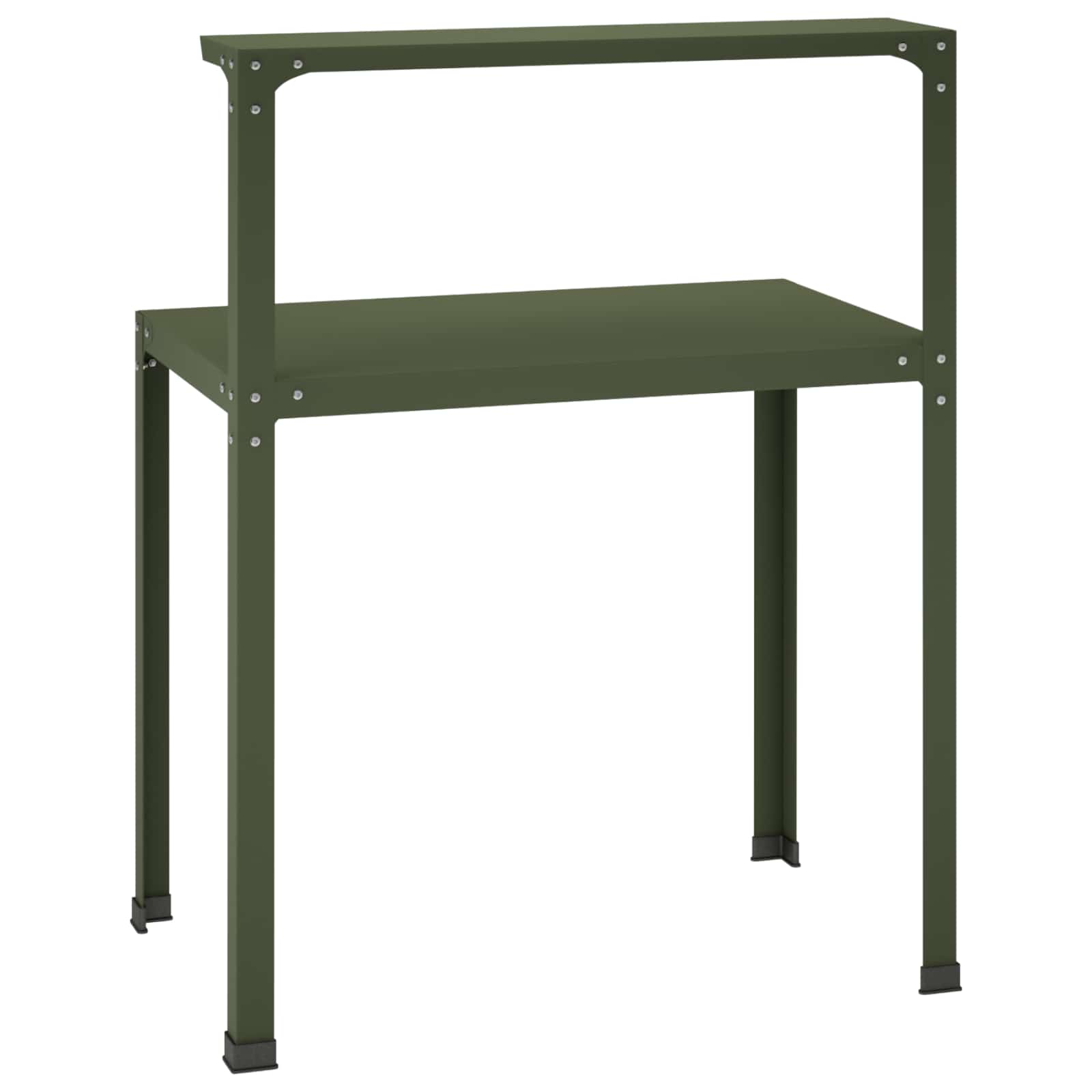 Planttafel 60 x 50 x 104 cm Gepoedercoat staal Olijfgroen image 5