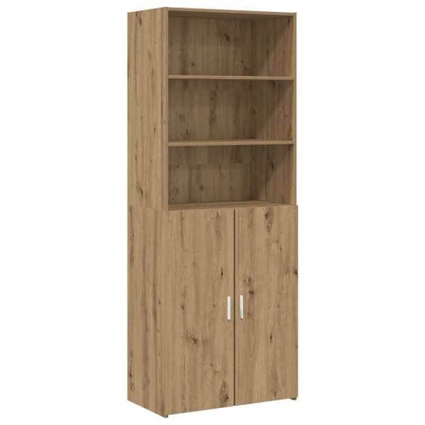 vidaXL K&otilde;rgushein Artisan tamm 70 x 42,5 x 185 cm Tehispuit