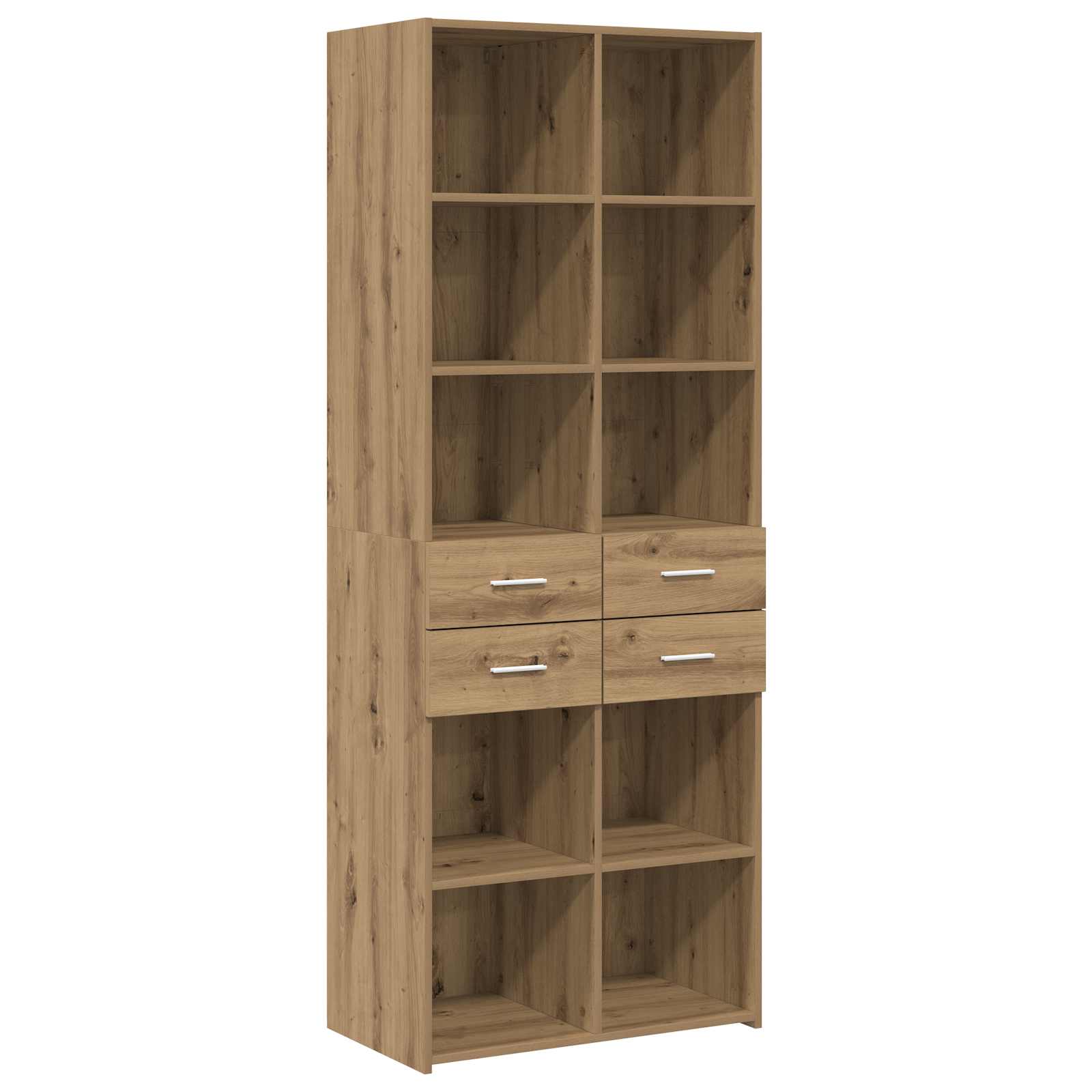 vidaXL Bibliotecă Stejar artizanal 30 x 42.4 x 185.2 cm