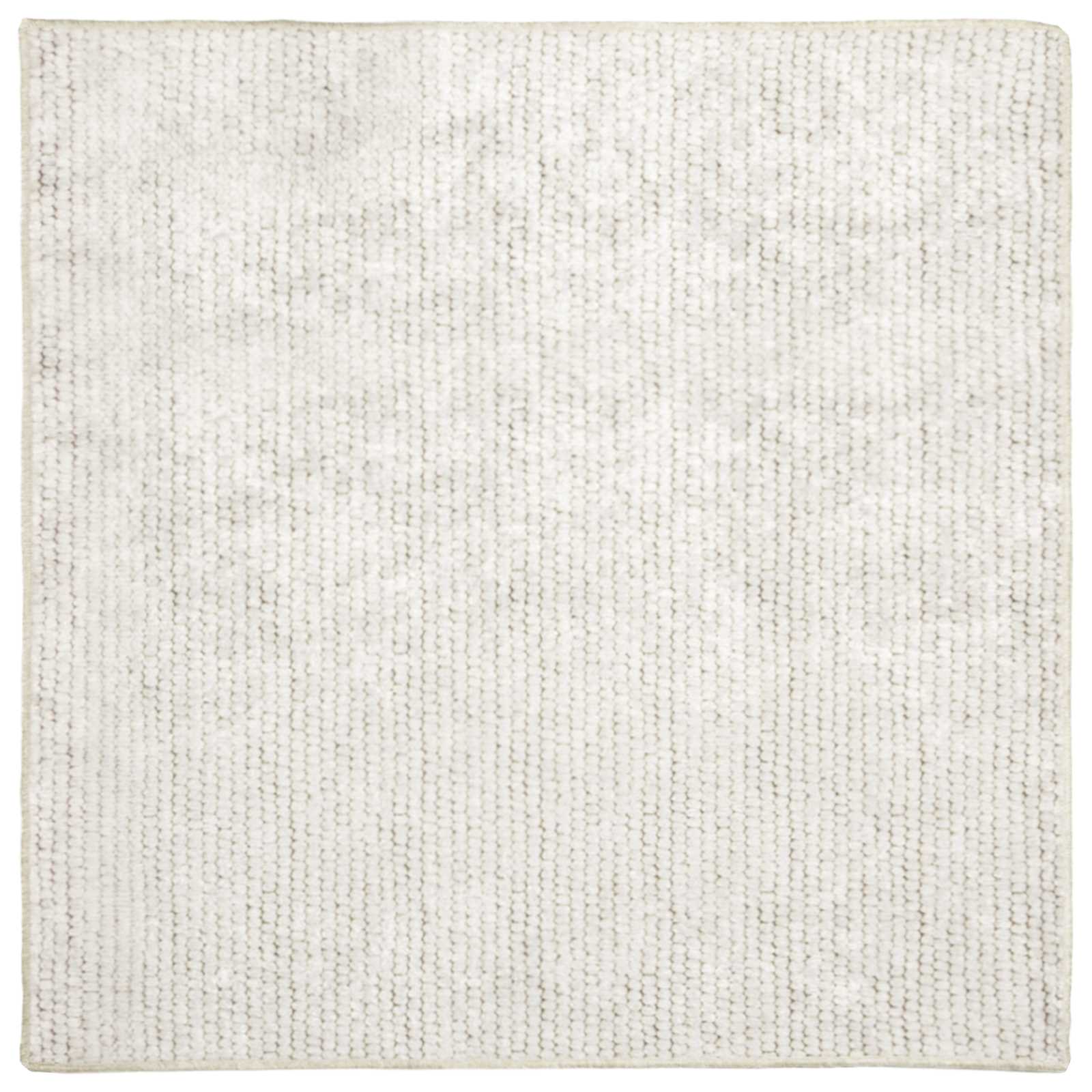 vidaXL Koberec Krémová 100 x 100 cm 100% polyester 3 mm Prateľné
