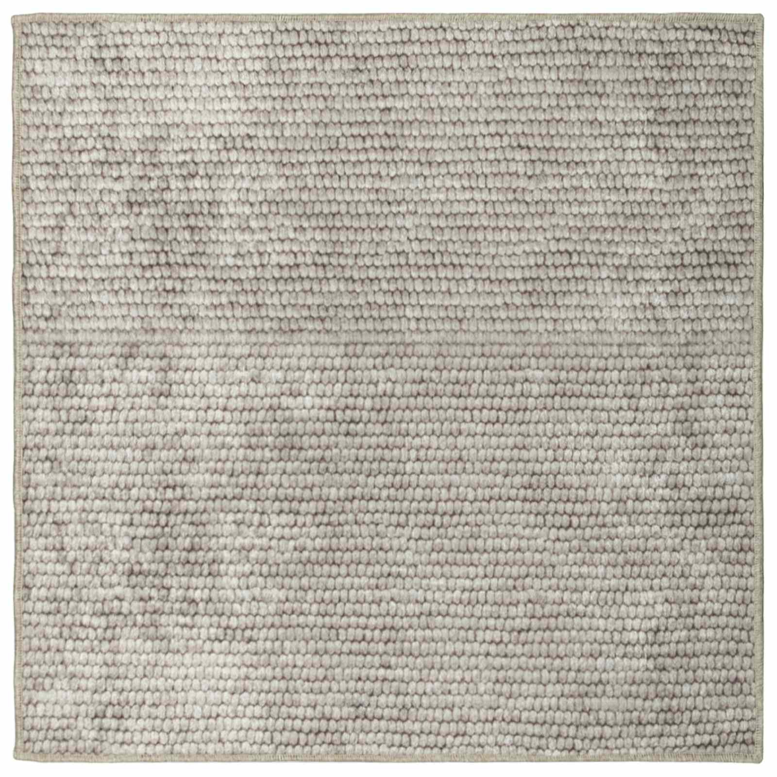 vidaXL Koberec Béžová 100 x 100 cm 100% polyester 3 mm Prateľné