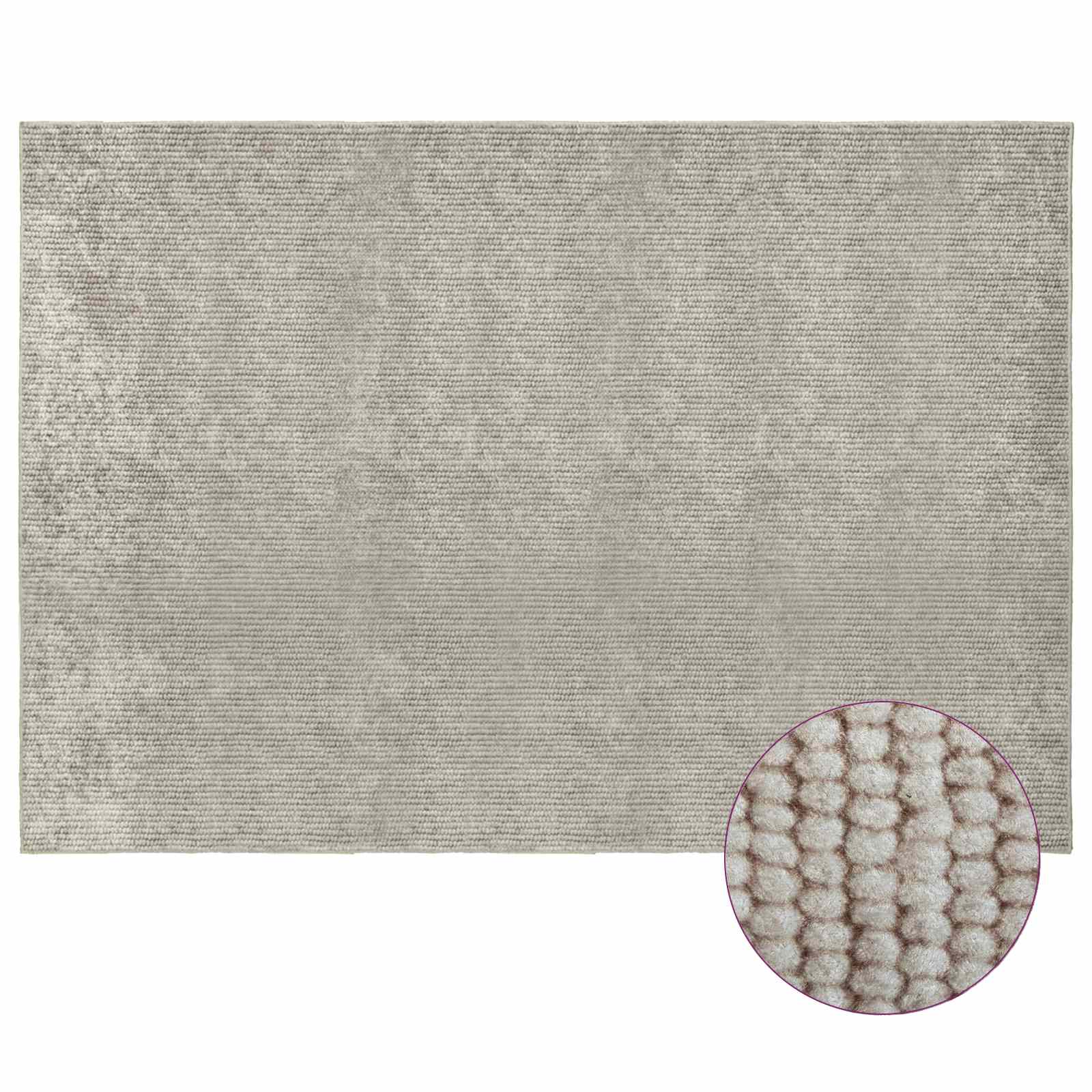 Preproga Bež 190 x 300 cm 100% poliester 3 mm Pralna