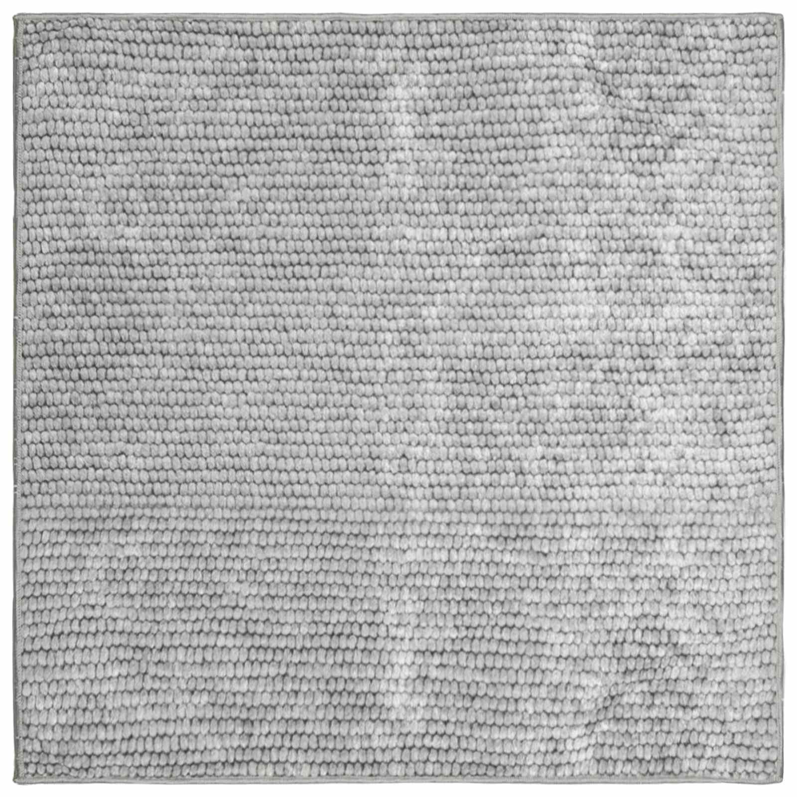Preproga Siva 100 x 100 cm 100% poliester 3 mm Pralna