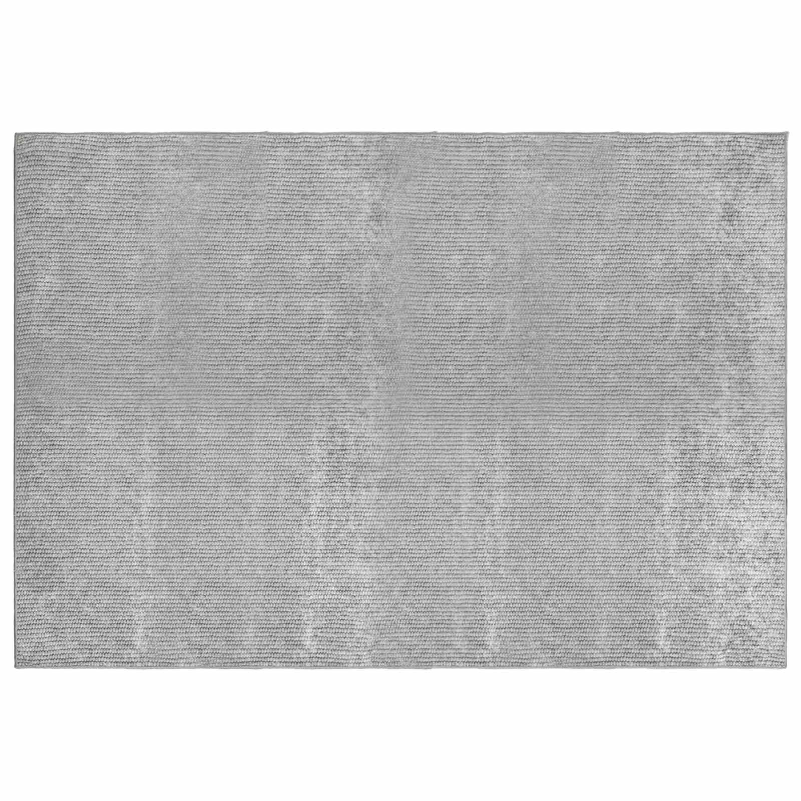 vidaXL Koberec Sivá 120 x 180 cm 100% polyester 3 mm Prateľné