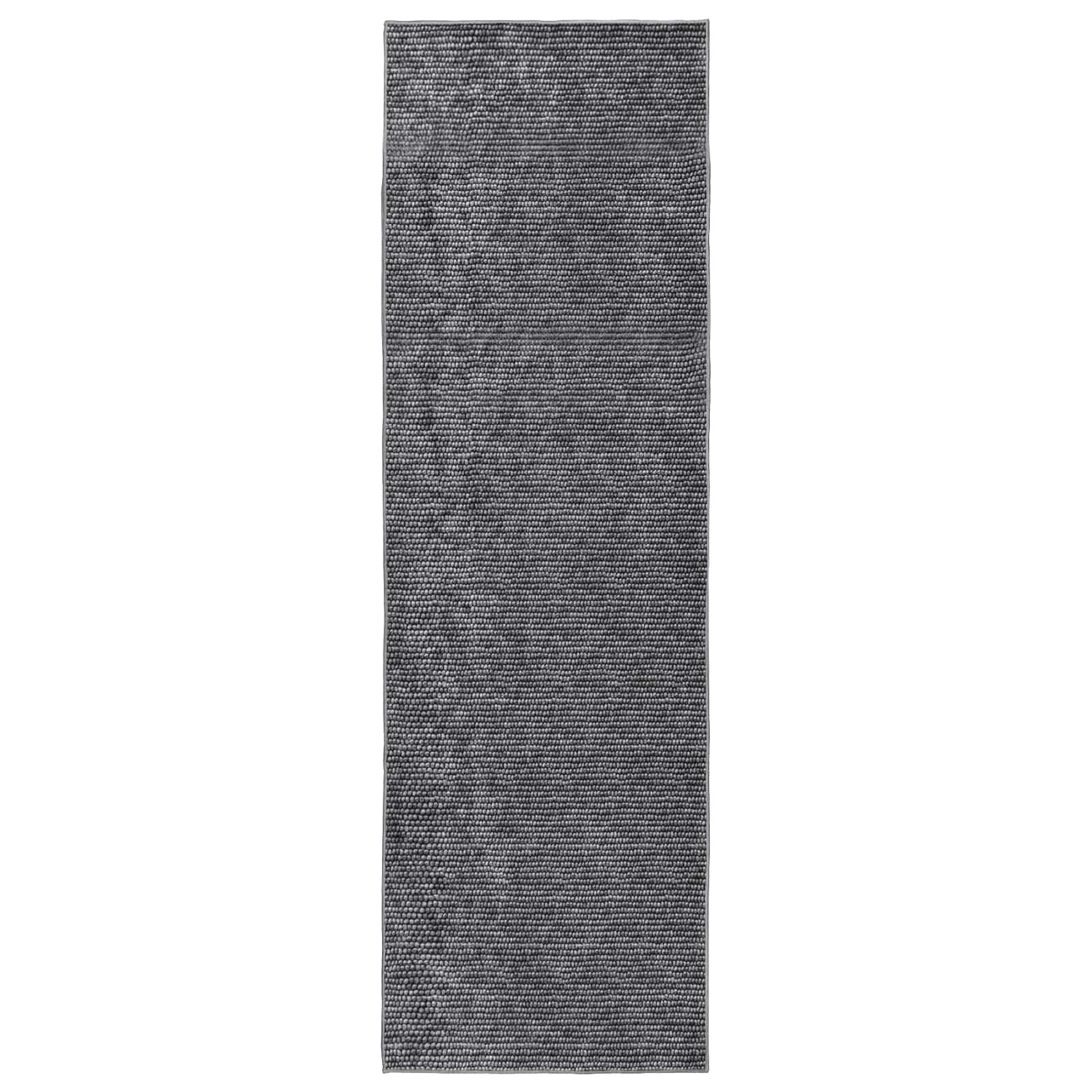 Vloerkleed Antraciet 80 x 200 cm 100% Polyester 3 mm Wasbaar image 2