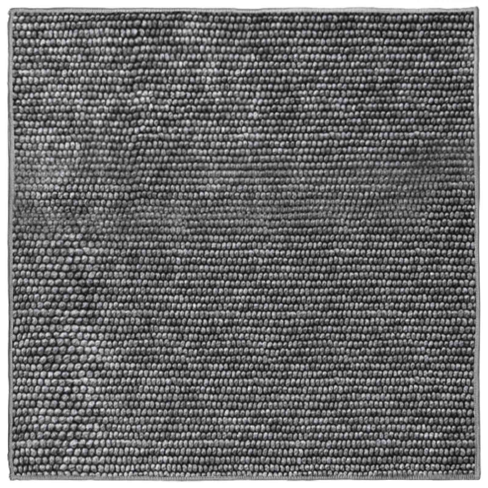 vidaXL Koberec Antracitová 100 x 100 cm 100% polyester 3 mm Prateľné