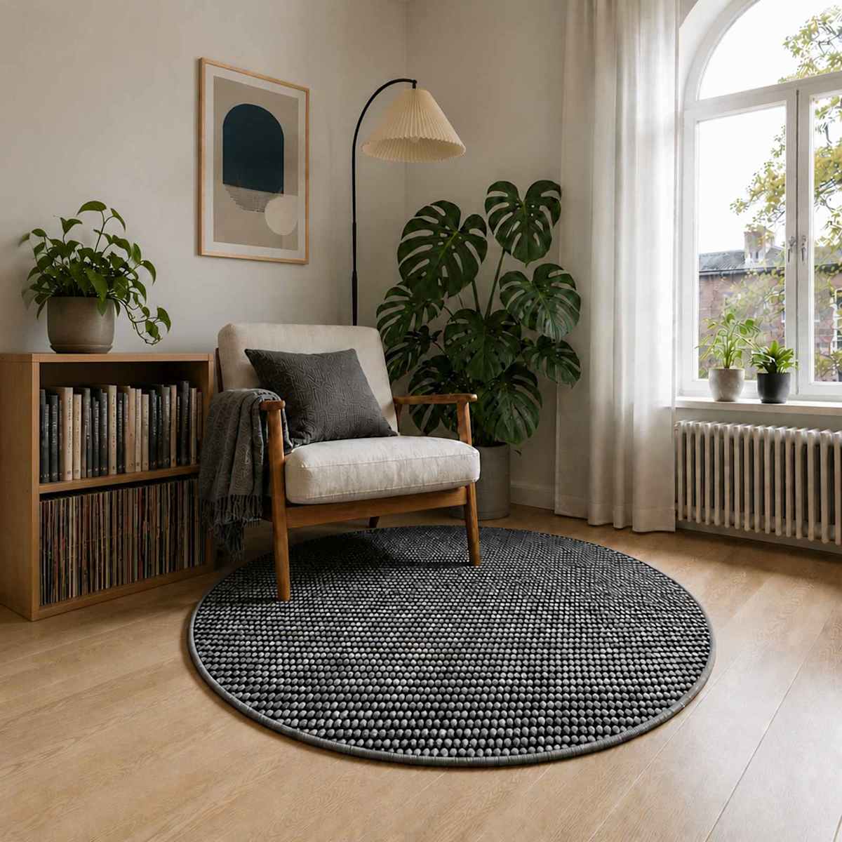Tæppe 100% polyester 3 mm Vaskbar