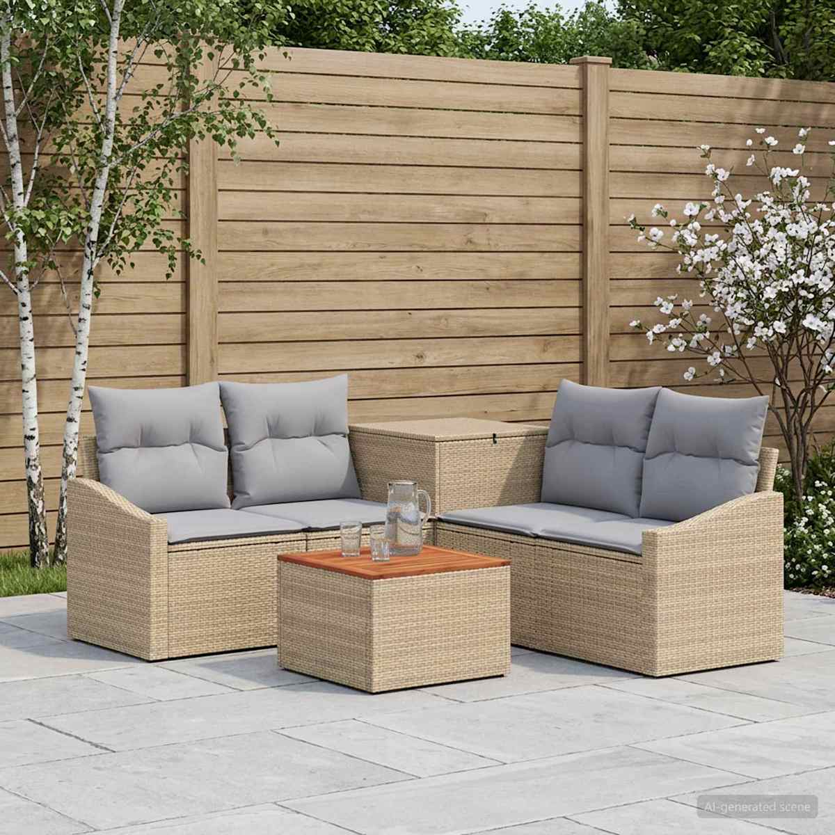 Sofa Sæt 6 stk. 55 x 55 x 37 cm
