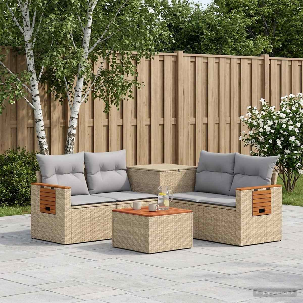 Sofa Sæt 6 stk. 55 x 55 x 37 cm