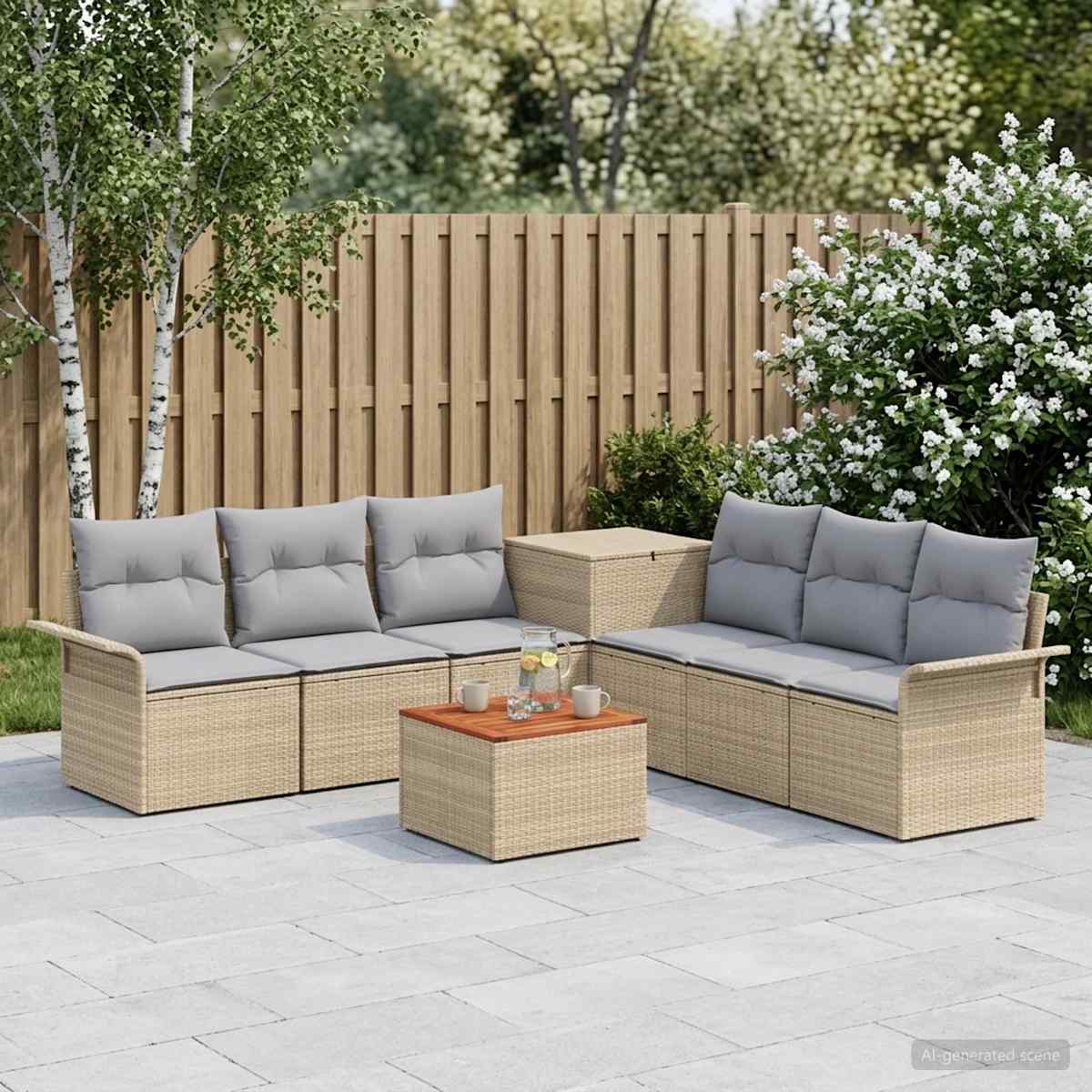 Sofa Sæt 8 stk. 55 x 55 x 37 cm
