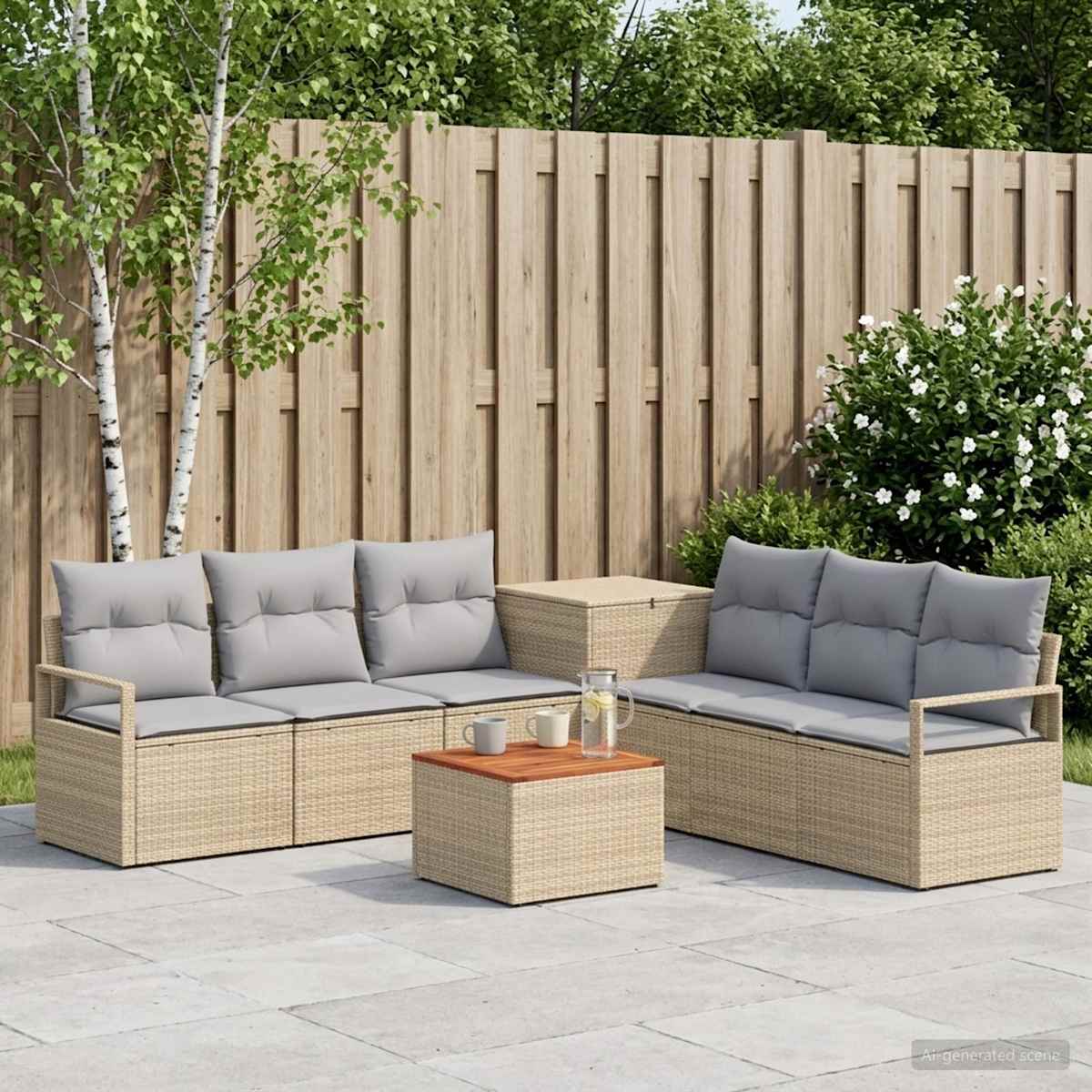 Sofa Sæt 8 stk. 55 x 55 x 37 cm