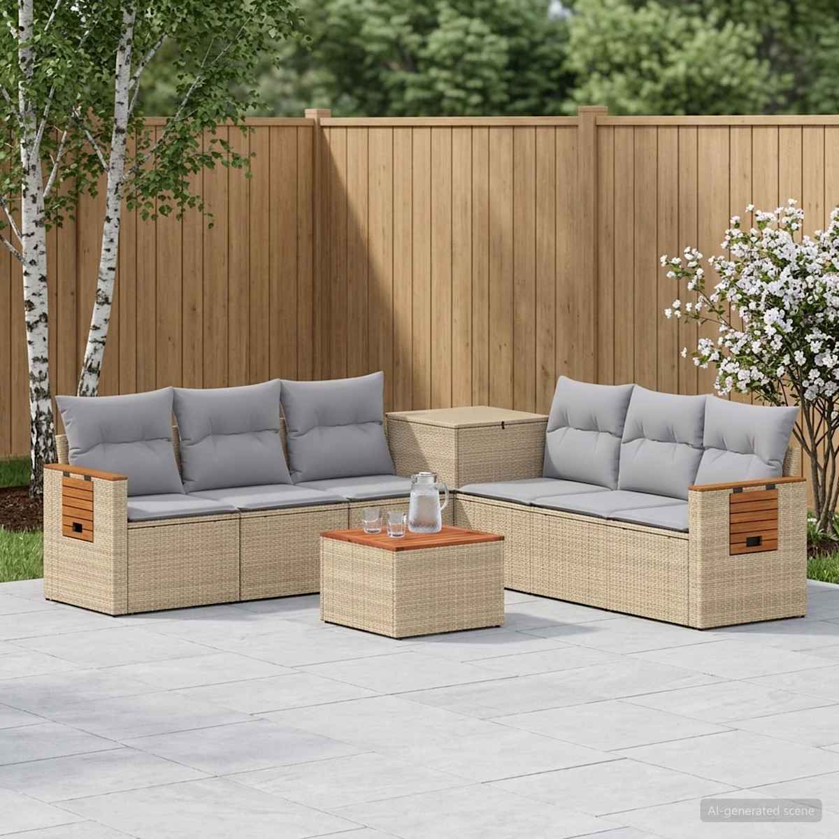 Sofa Sæt 8 stk. 55 x 55 x 37 cm