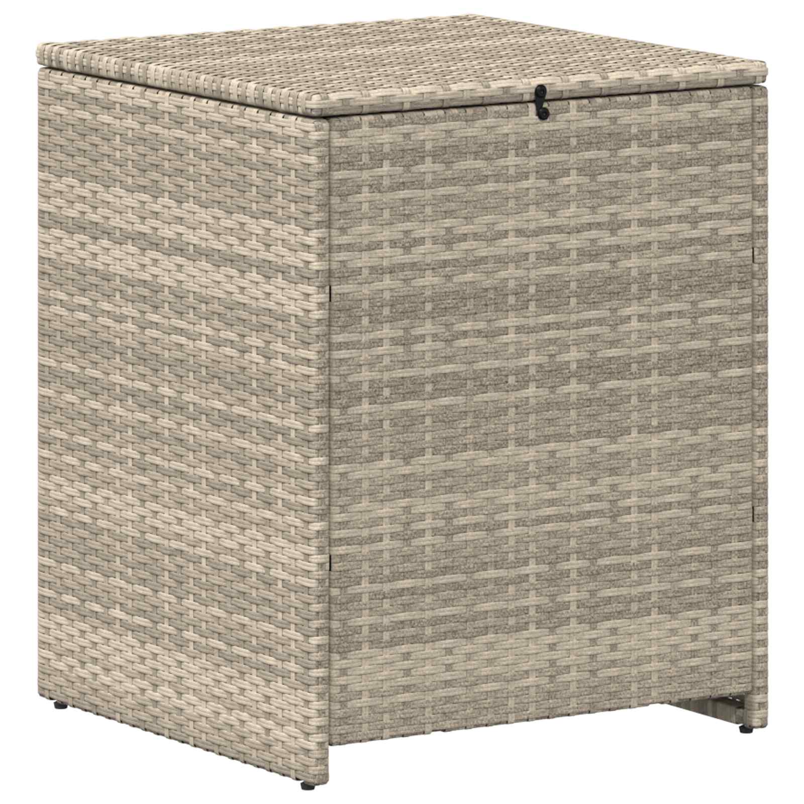 Diivanikomplekt 7 pcs Helehall ja tumehall Polü rattan ja teras 4 Kõik vajalik sinu aeda ja koju! Diivanikomplekt 7 pcs Helehall ja tumehall Polü rattan ja teras - Image 4