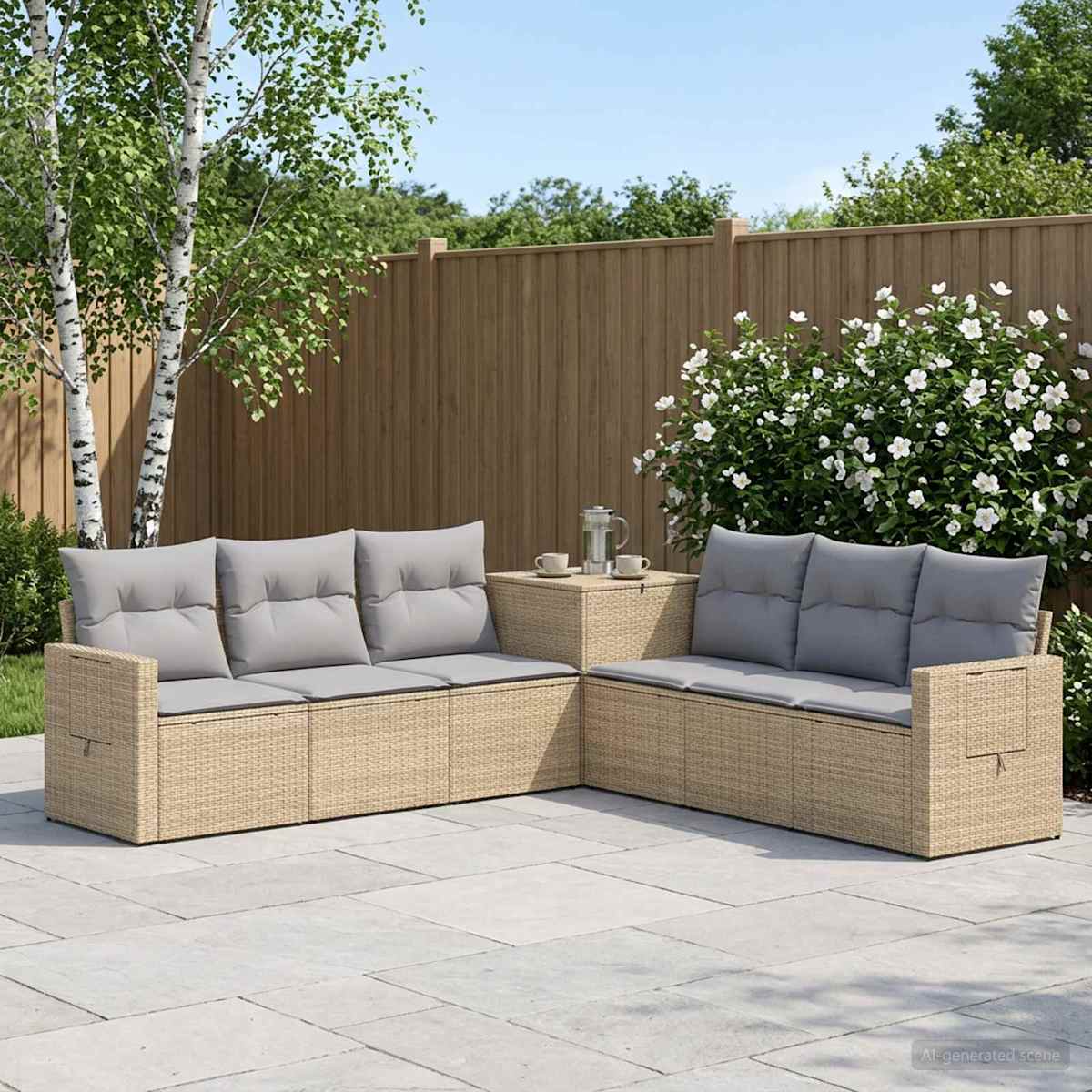 Sofa Sæt 7 stk. 234 x 234 x 85 cm