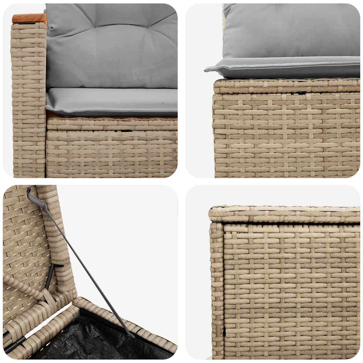 Sofa Sæt 7 stk. 123 x 62 x 69 cm - Billede 6