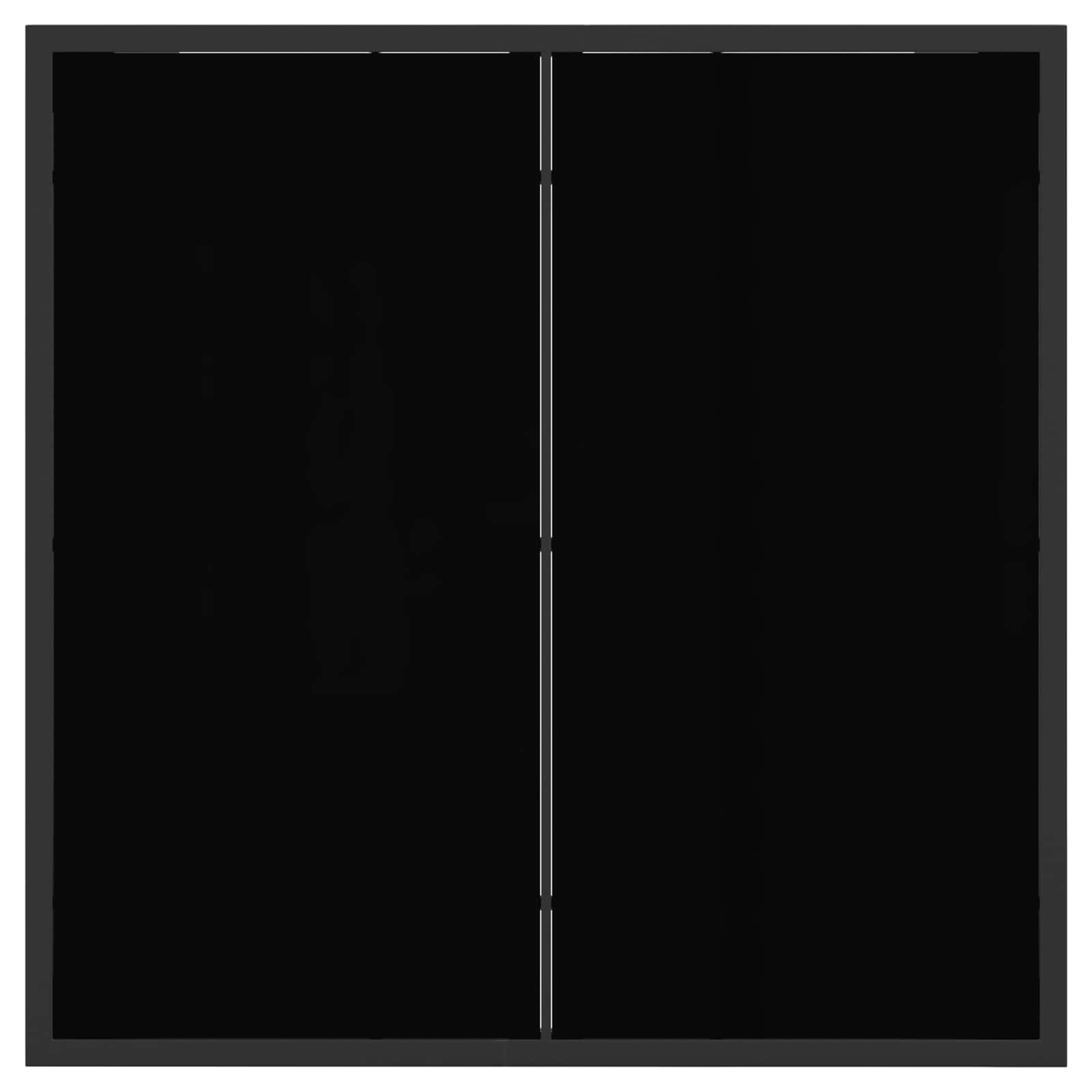 Komplet za jedilnico v vrtu 5 pcs Črna poli ratan - slika 6