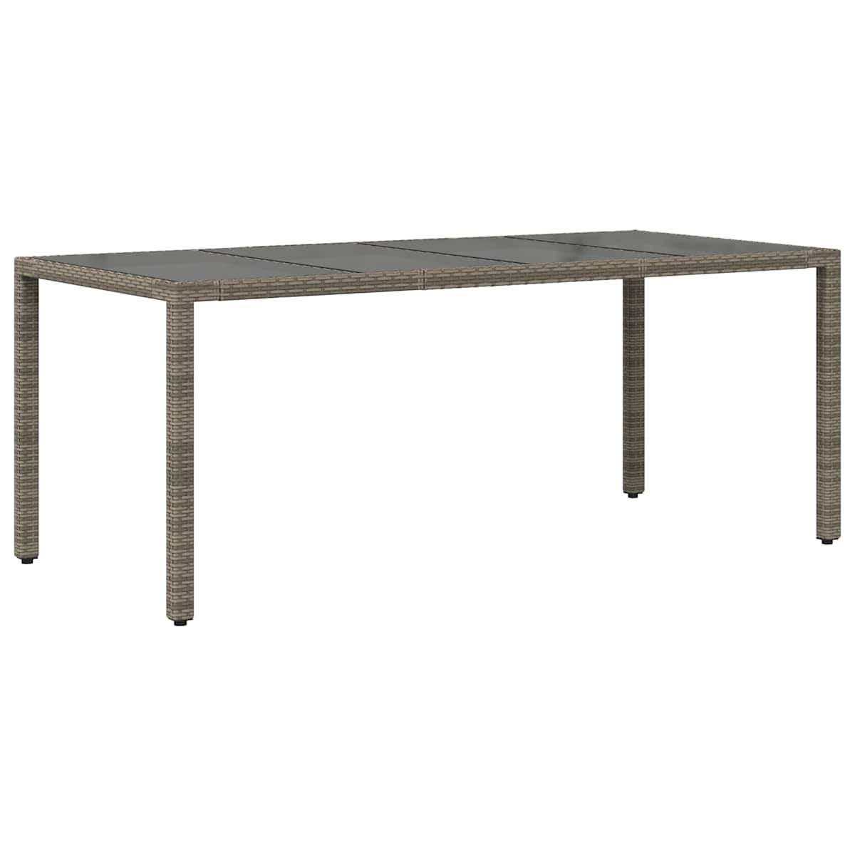 Udendørs spise sæt 9 stk. polyrattan - Billede 4