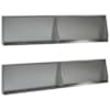 vidaXL Tugisein 4 tk 100 x 12 x 30 cm Tsingitud teras H&otilde;bedane