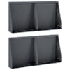 vidaXL Tugisein 4 tk 40 x 12 x 30 cm Teras Antratsiit