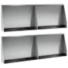 vidaXL Tugisein 4 tk 60 x 12 x 40 cm Tsingitud teras H&otilde;bedane