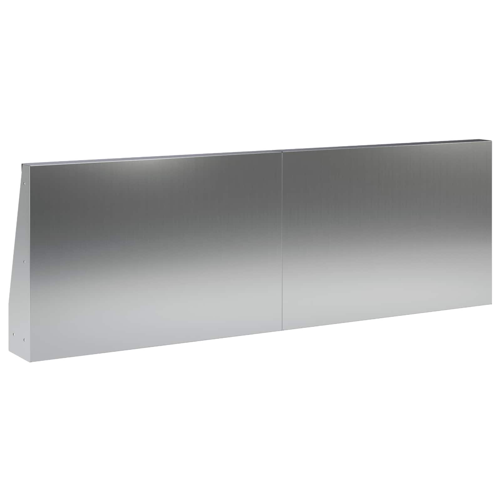 Zadrževanje stene 4 kos 60 x 12 x 40 cm Pocinkano jeklo Srebrna