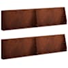 vidaXL Tugisein 4 tk 80 x 12 x 30 cm Ilmastikukindel teras Rooste