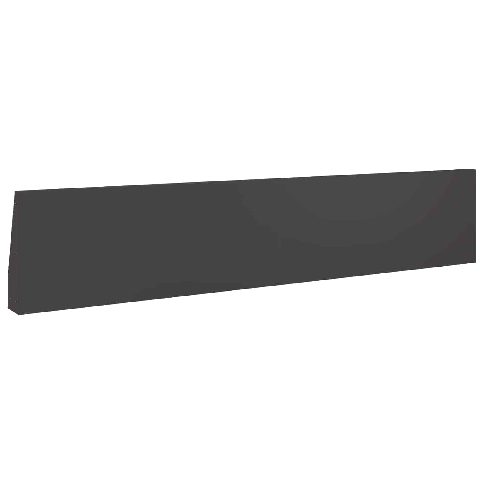 Zadrževanje stene 6 kos 100 x 12 x 40 cm Jeklo Črna