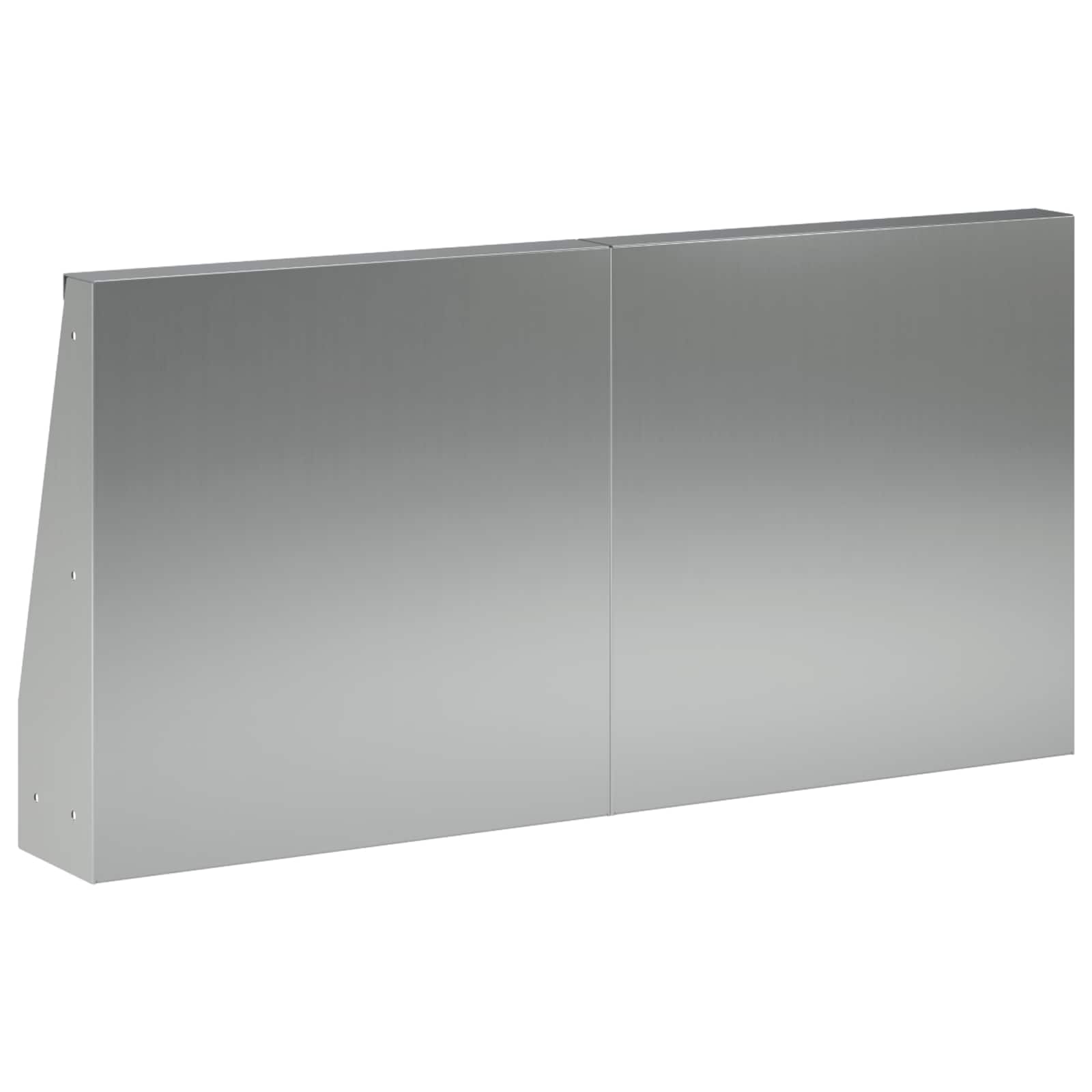 Zadrževanje stene 6 kos 40 x 12 x 30 cm Pocinkano jeklo Srebrna