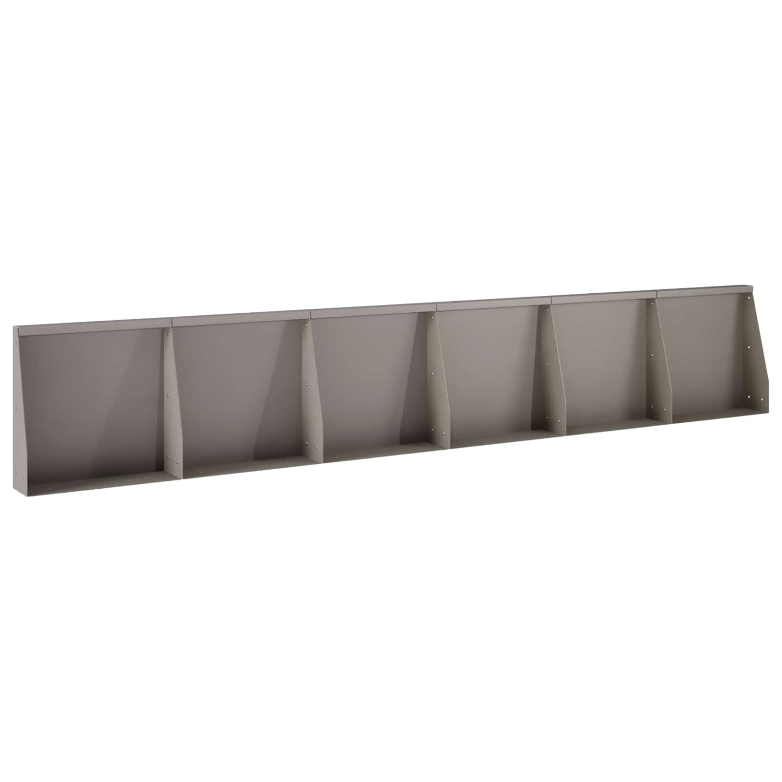 Задържащи стени 6 бр. 40 x 12 x 40 см Кортенова стомана — изображение 2